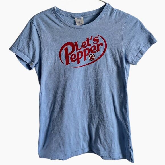 Volleyball Let's Dr Pepper Practice Sports Design T-Shirt Size XS Women's - Picture 1 of 2